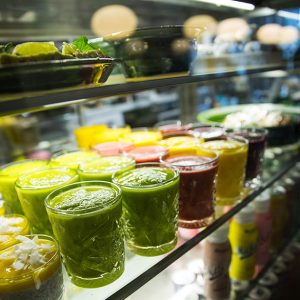 Smoothies på Café Viskan Knalleporten